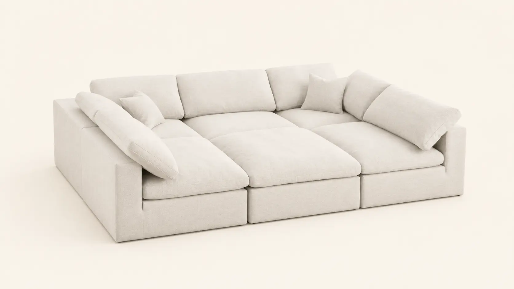 Serene Linen Modular Sectional
